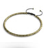 Serpentine | Bronze Hematite x Gunmetal | Double Wave Necklace